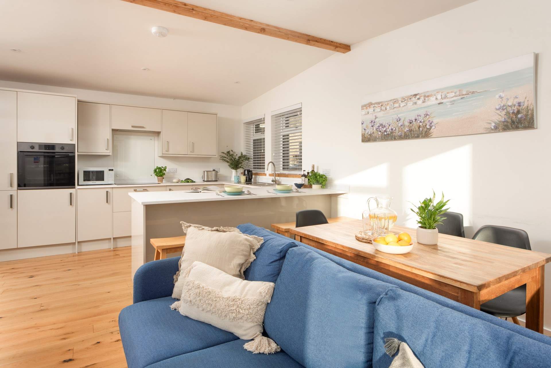 Open plan living is the order of the day ensuring that you make the most of time together.