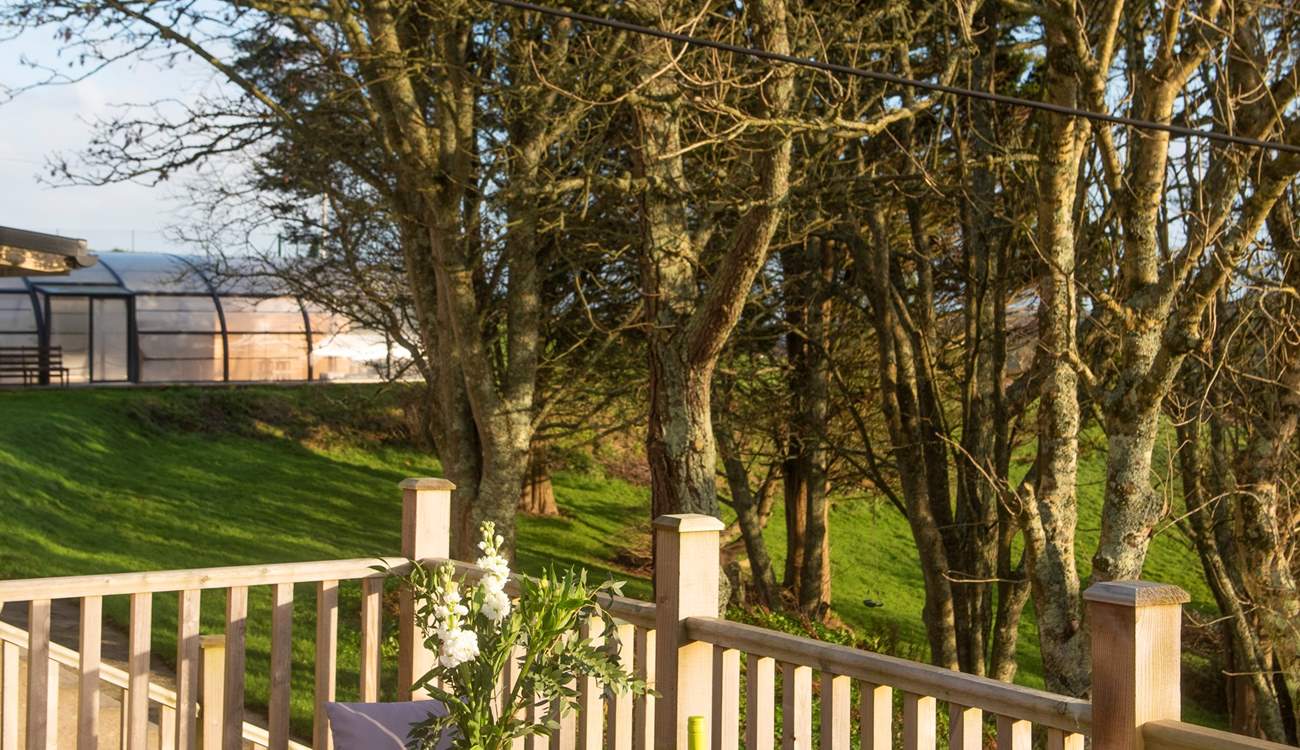 Dining al fresco is a must.