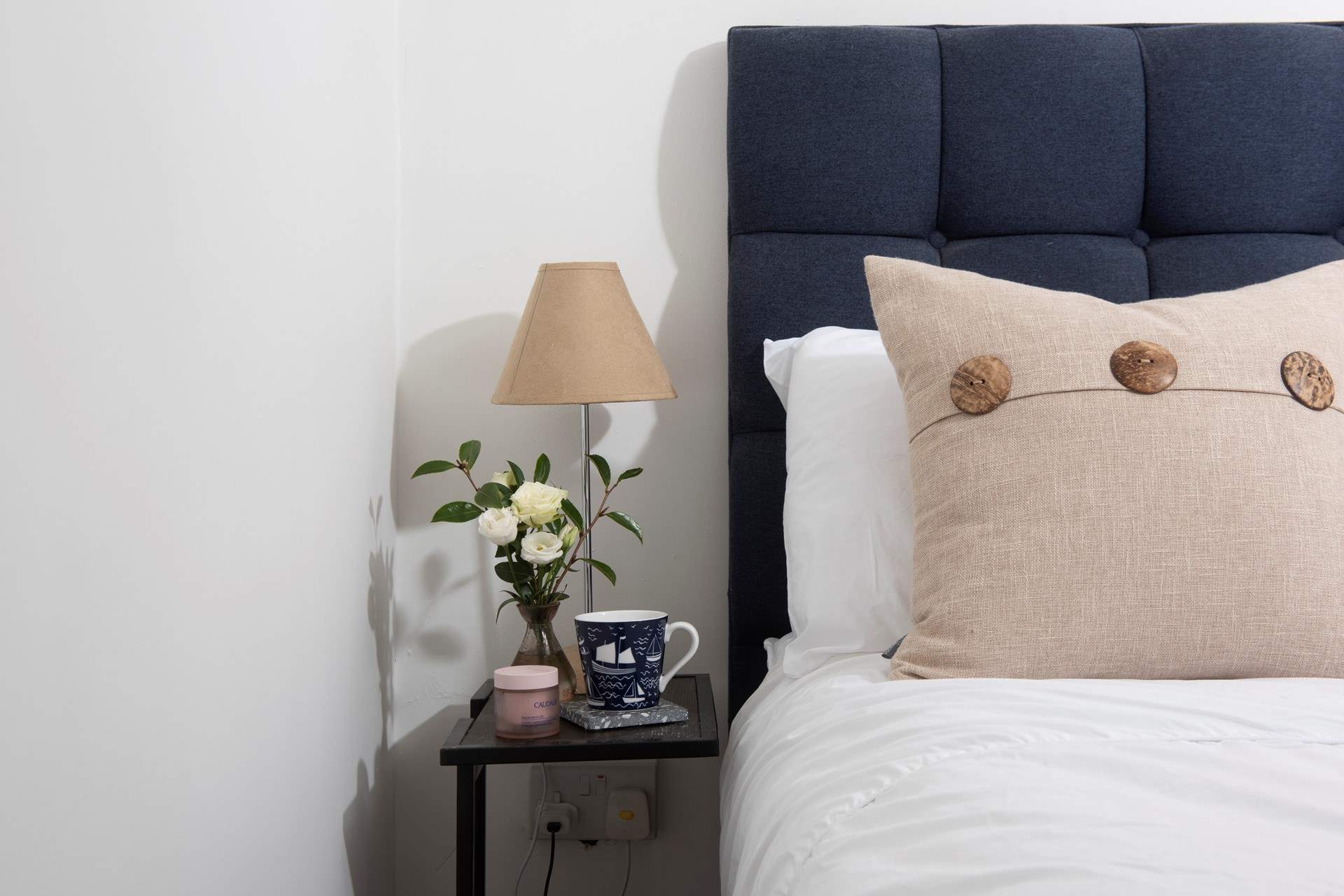 A simple studio with sweet touches throughout.