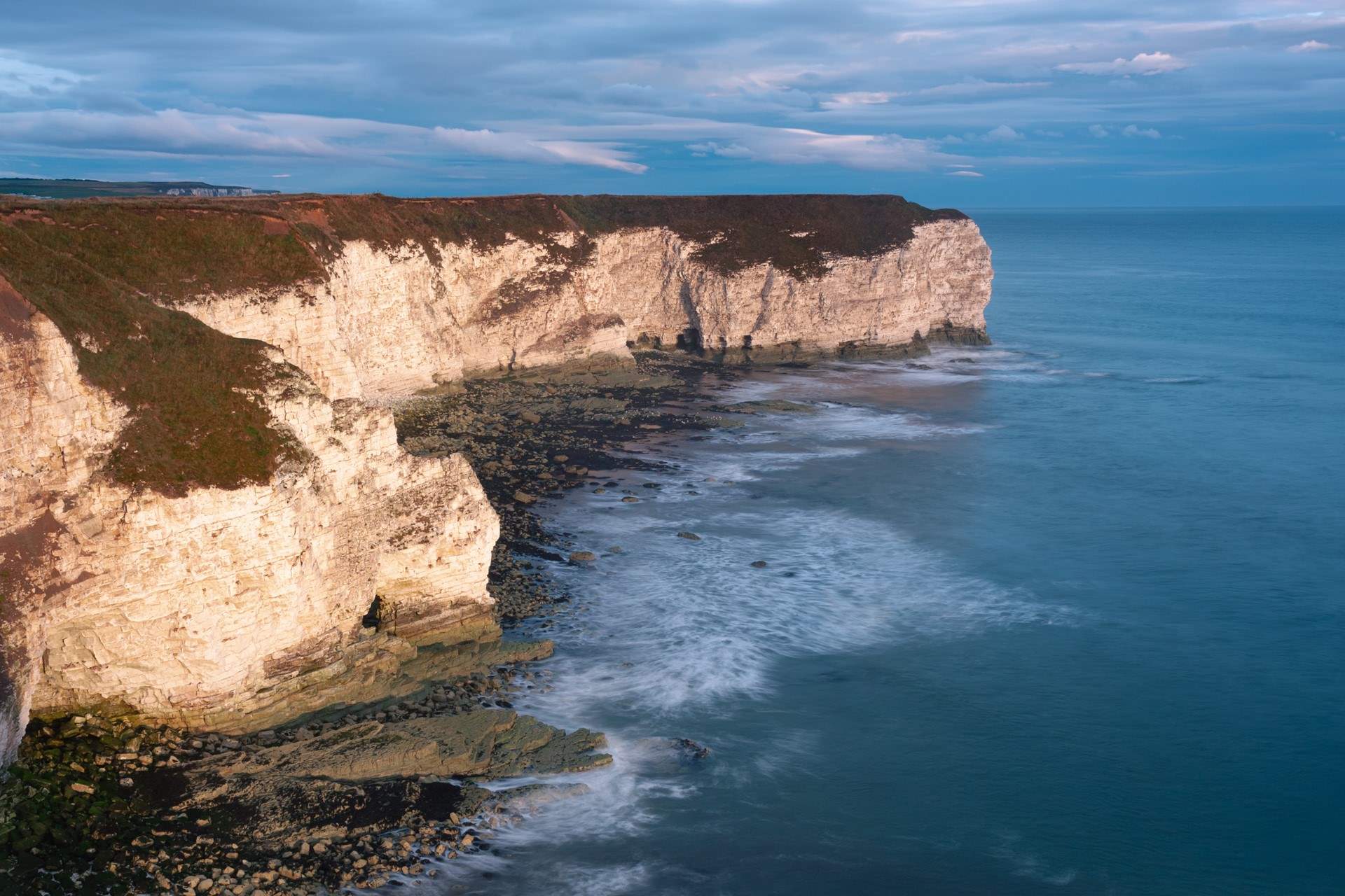 Bempton Cliffs are renown for the bird sanctuary, see if you can see the puffins.