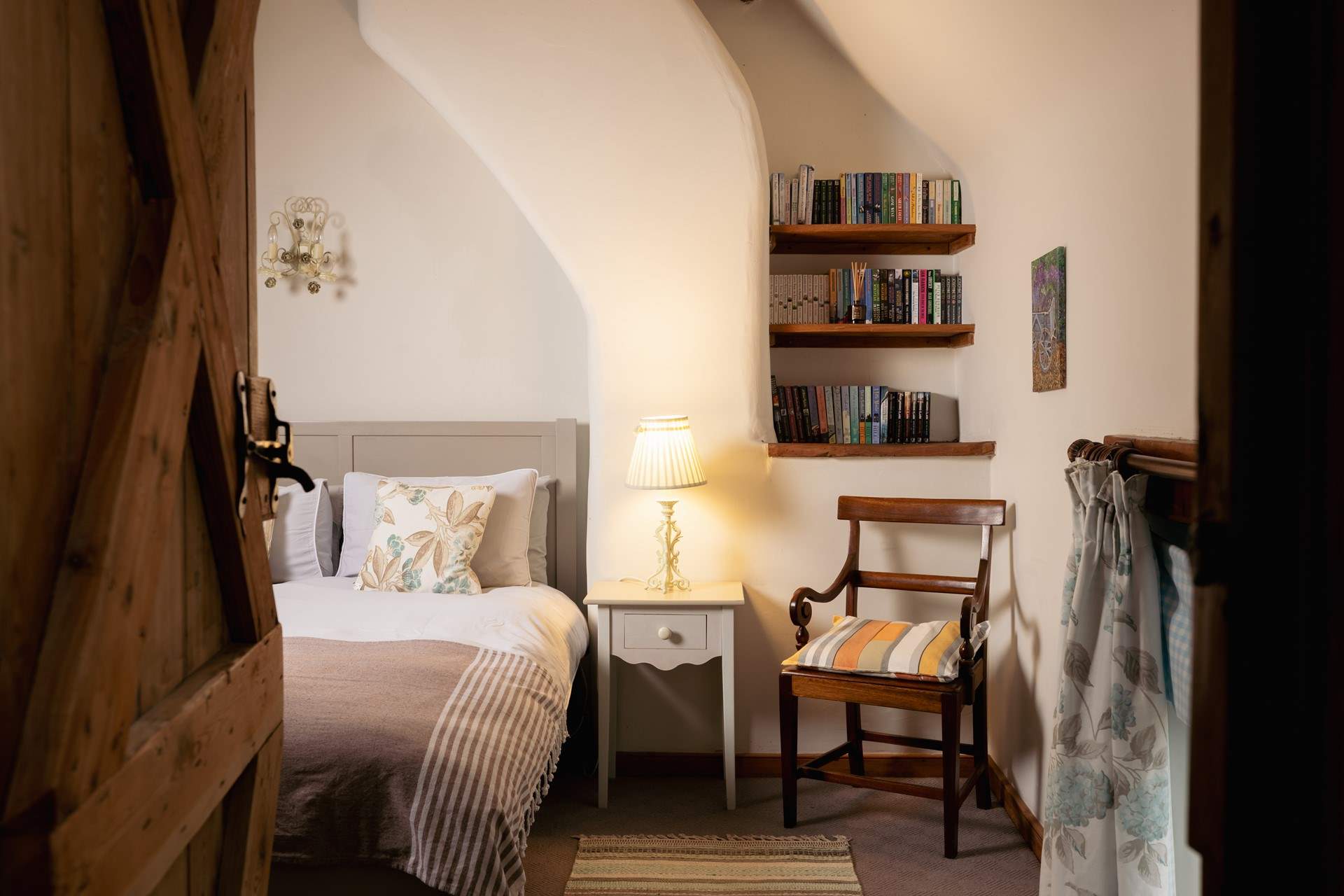 Upstairs the cosy bedrooms are a great way to end the day.