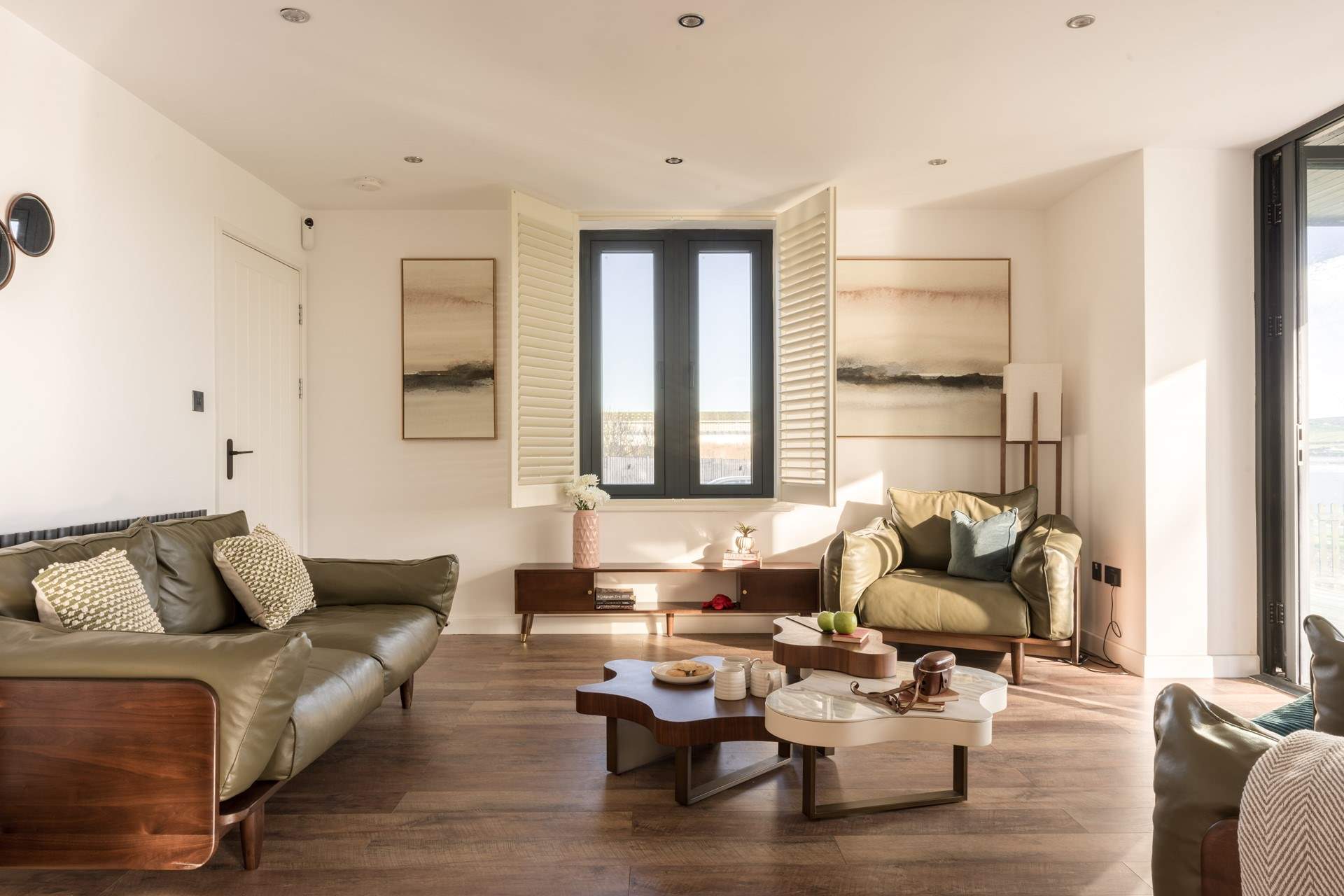 A calm place to plan a day of adventure or soak in to the holiday vibes.