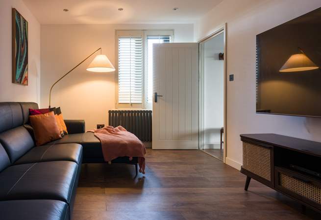 The snug with Smart TV.