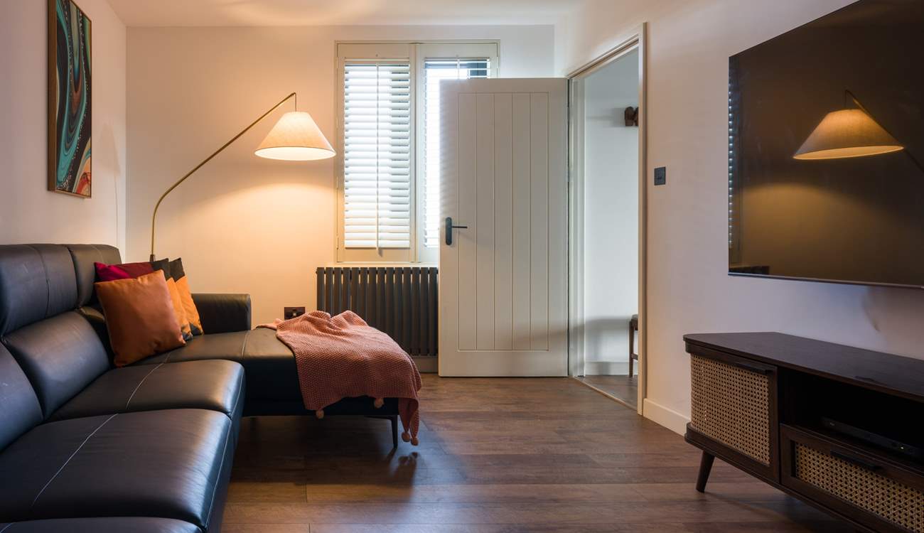 The snug with Smart TV.