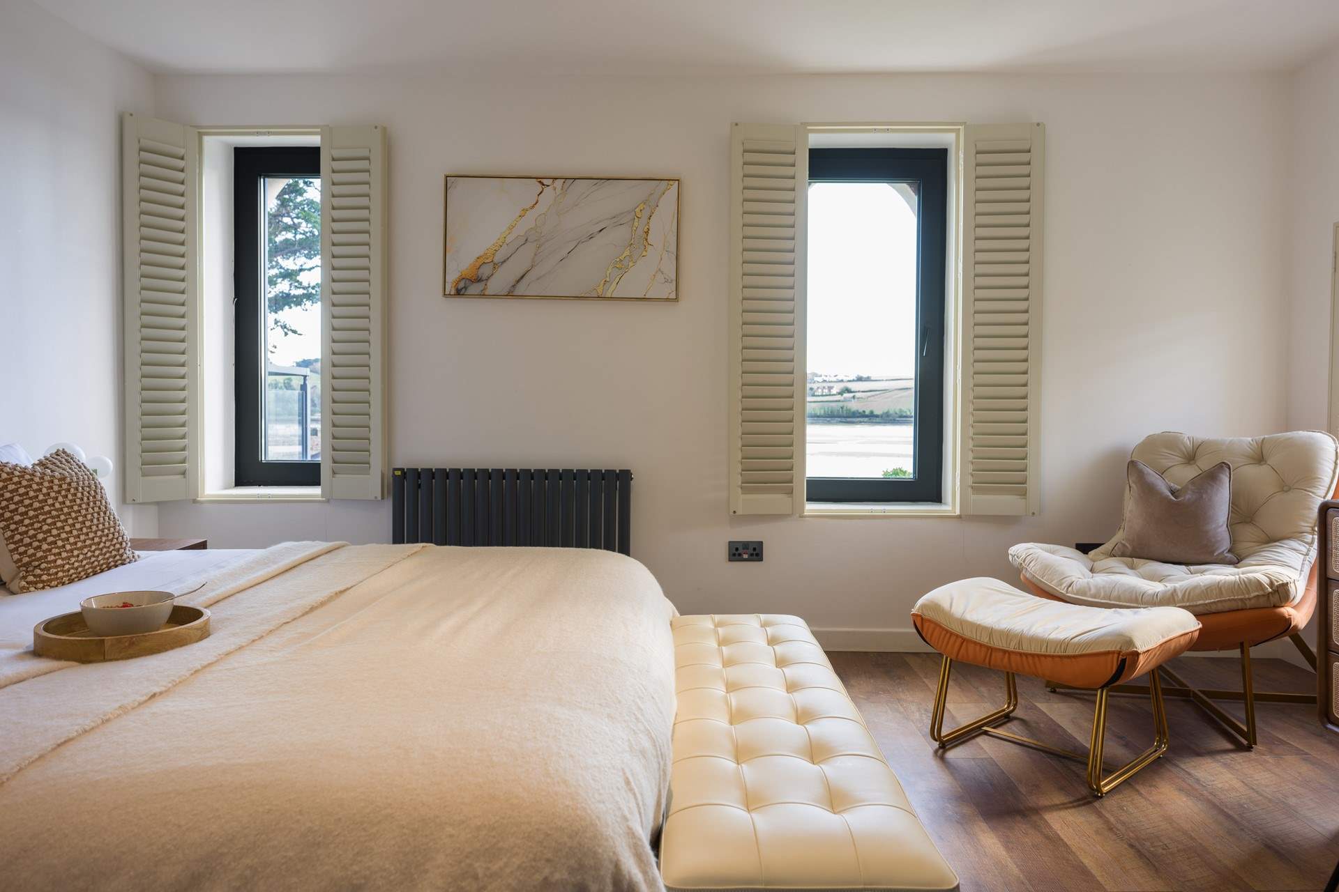 Enjoy a relaxing morning whilst taking in the estuary views.