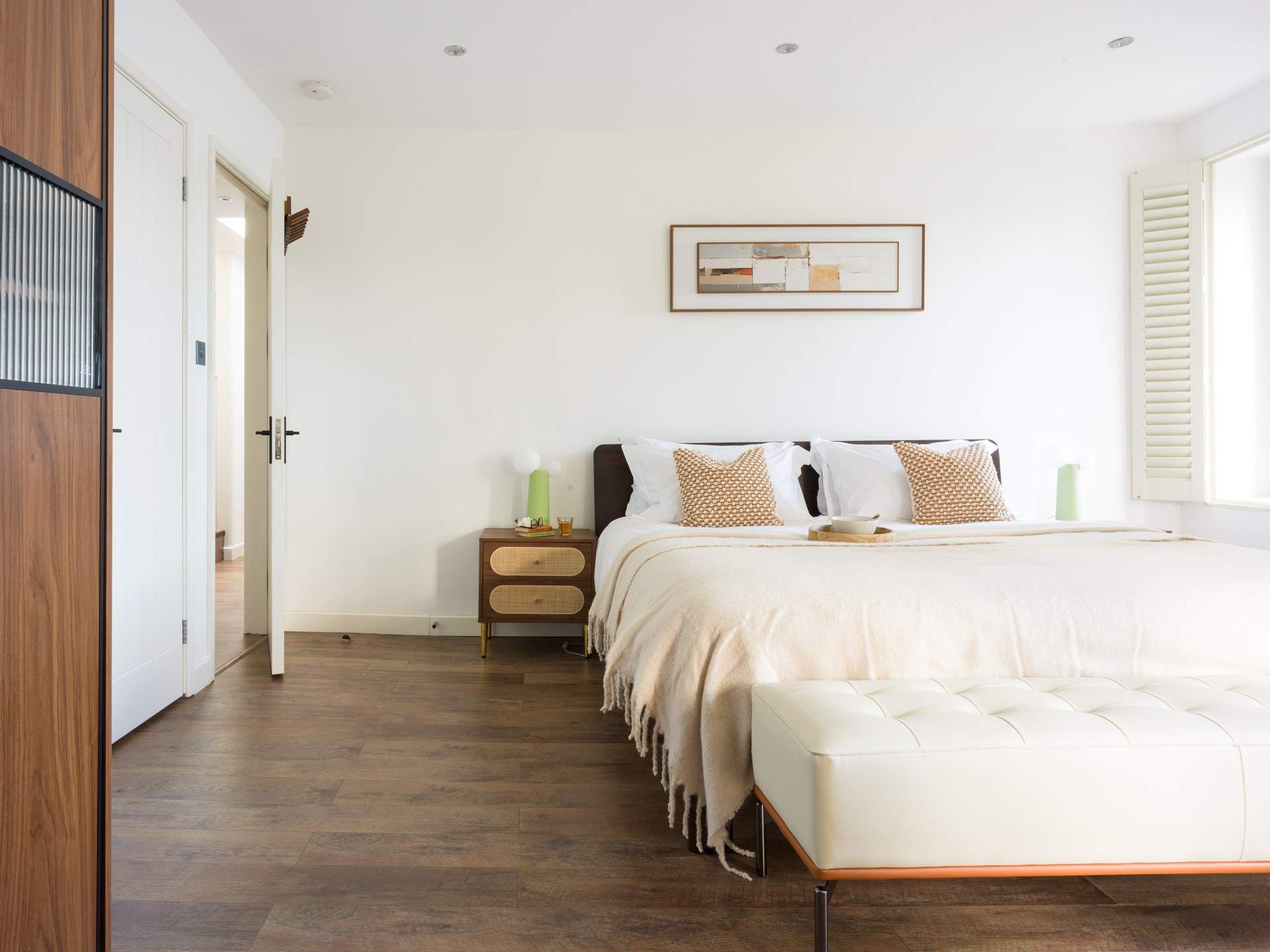 Muted tones and relaxing times means you can fully recharge.