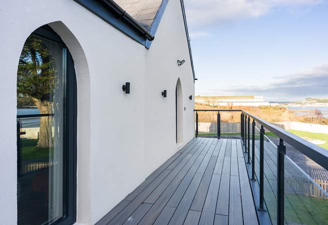 The balcony will have seating so you can relax and take in the views.