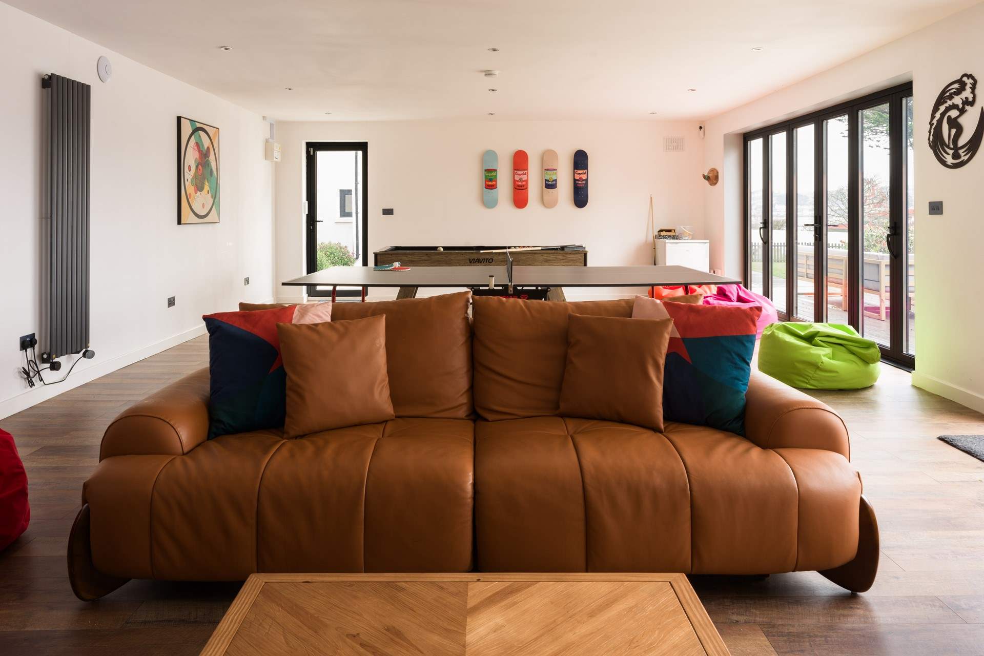 From a film night to a competitive multi-games night this room will be enjoyed by all.