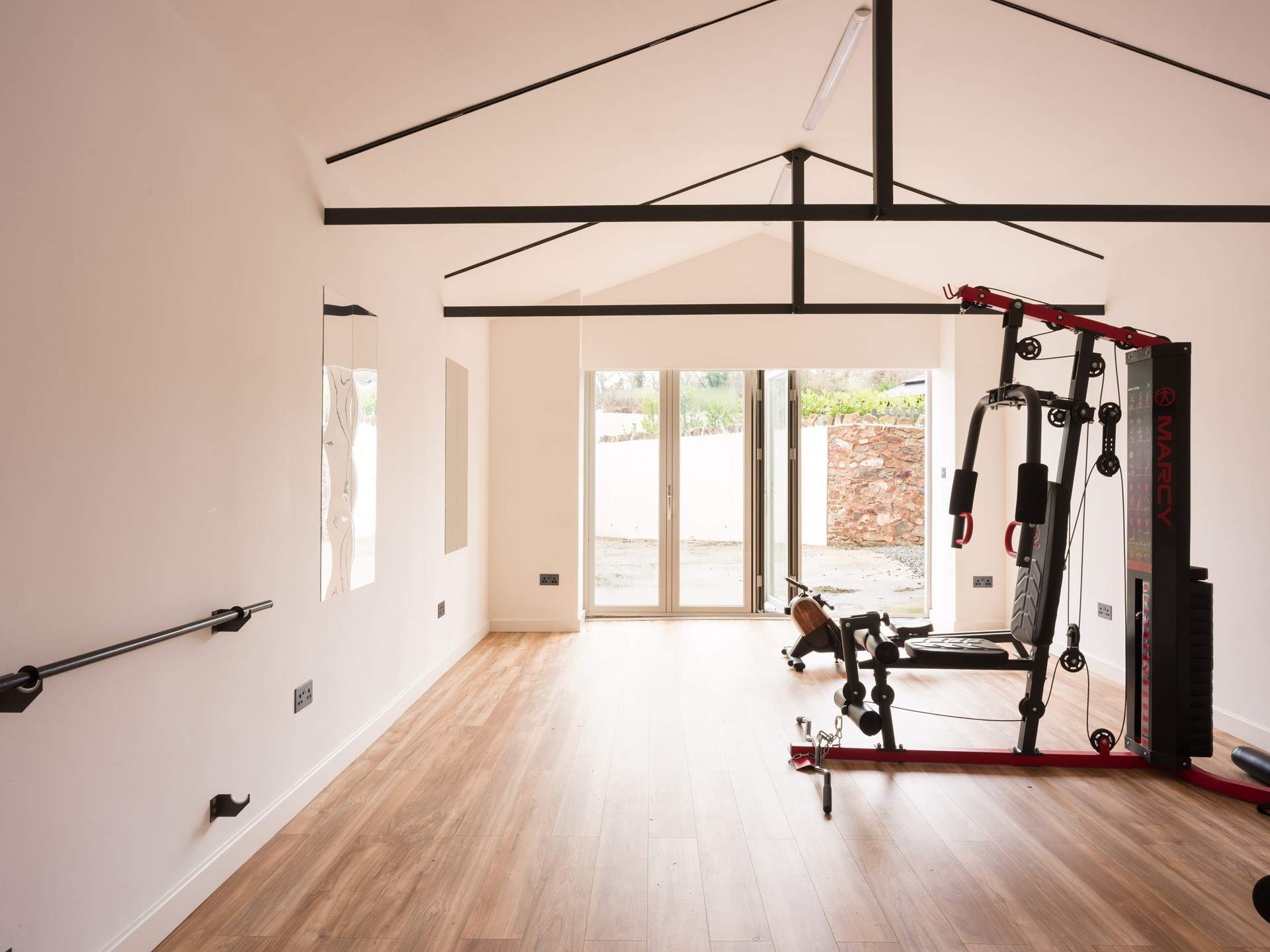 Gym time means routines can stay in place.