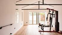 Gym time means routines can stay in place.