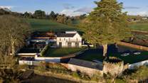 Boathyde sits to the front with The Moorings behind with its own enclosed garden.