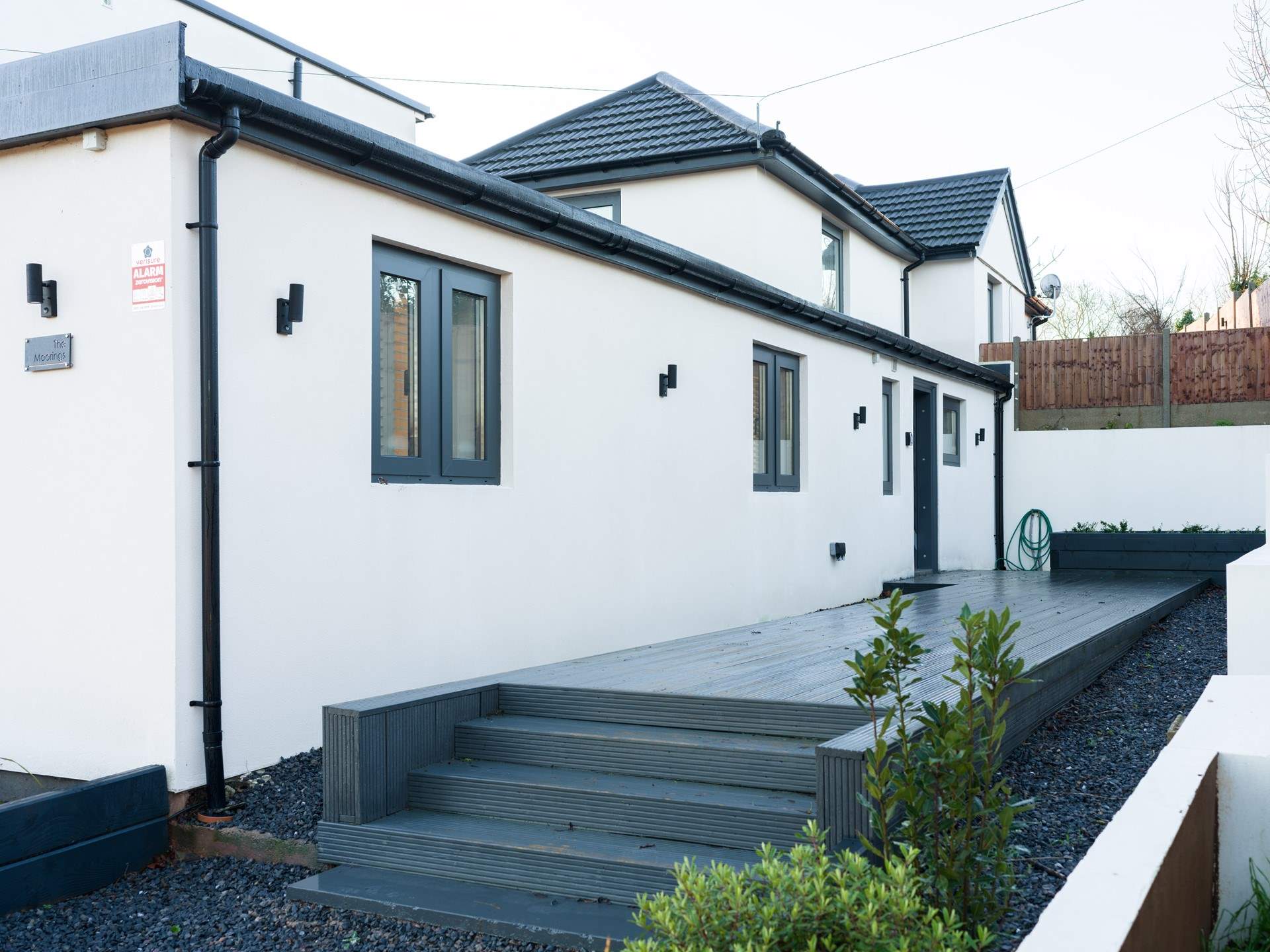 Park up and walk through the gate into your enclosed holiday abode.