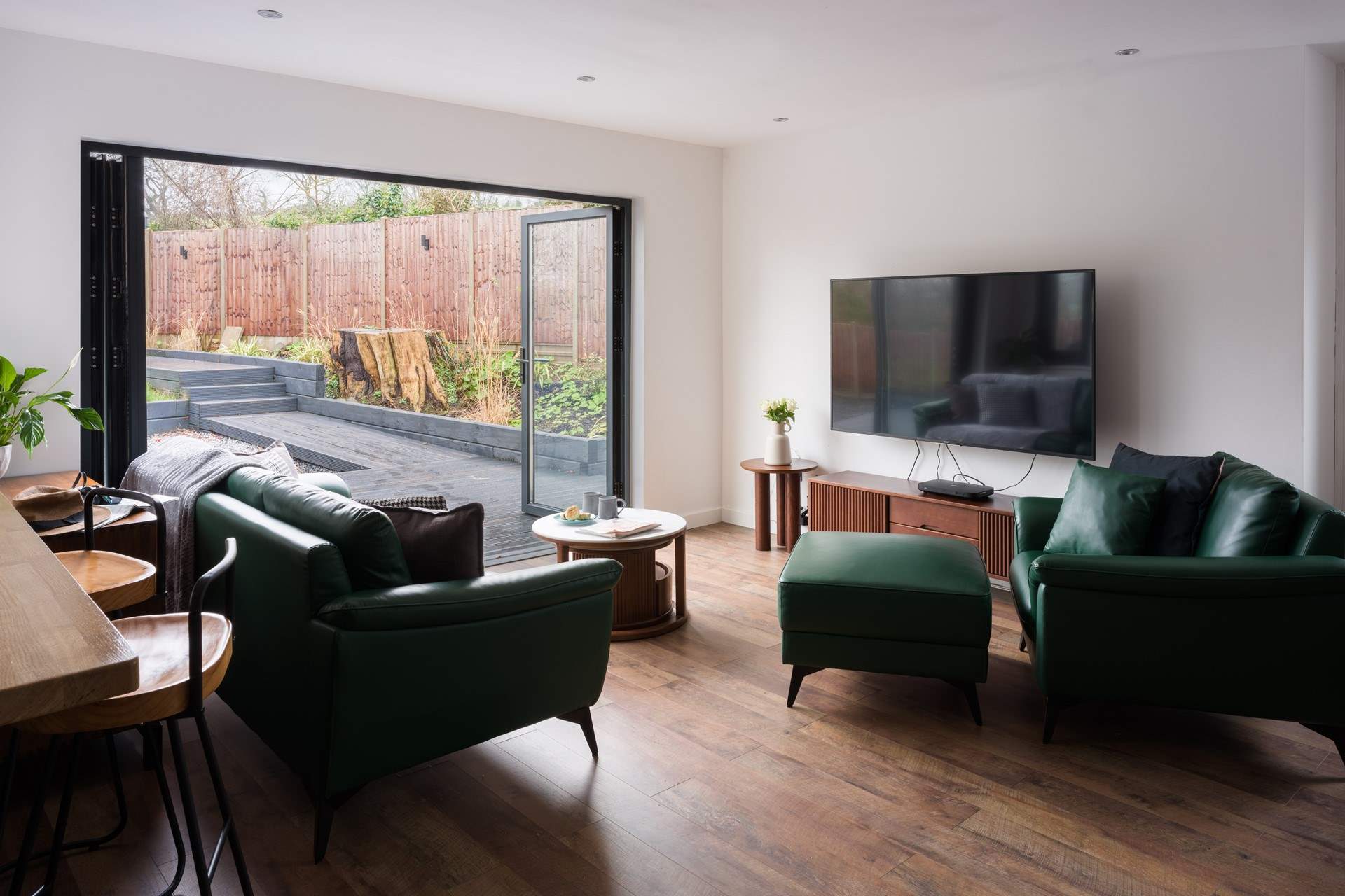 The perfect spot to enjoy a film night all together. 