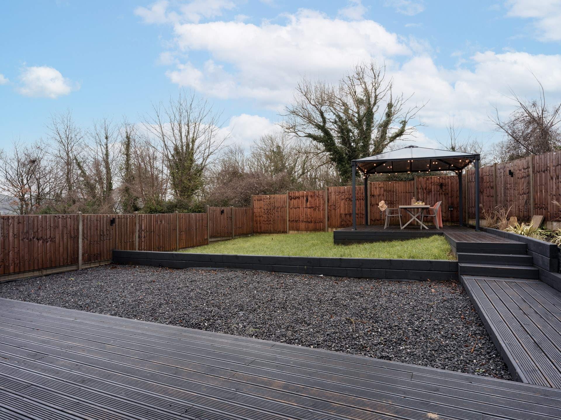 There is plenty of space for children to play and enjoy the garden.