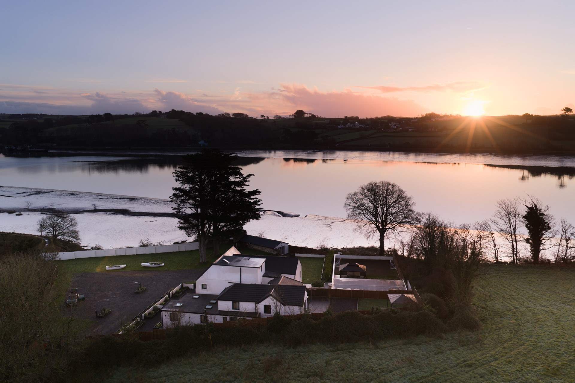 Walk out through the front gate and on to the coast path to enjoy the morning tranquility.