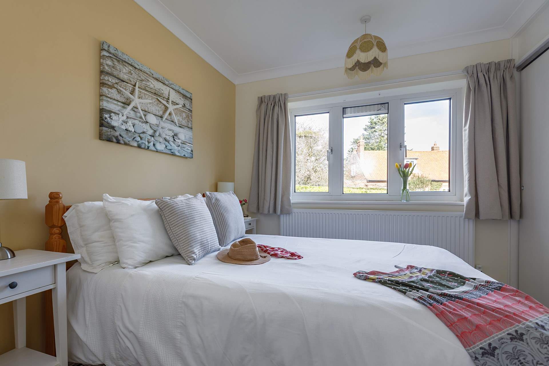 The double bedroom is light and airy and enjoys a westerly aspect.
