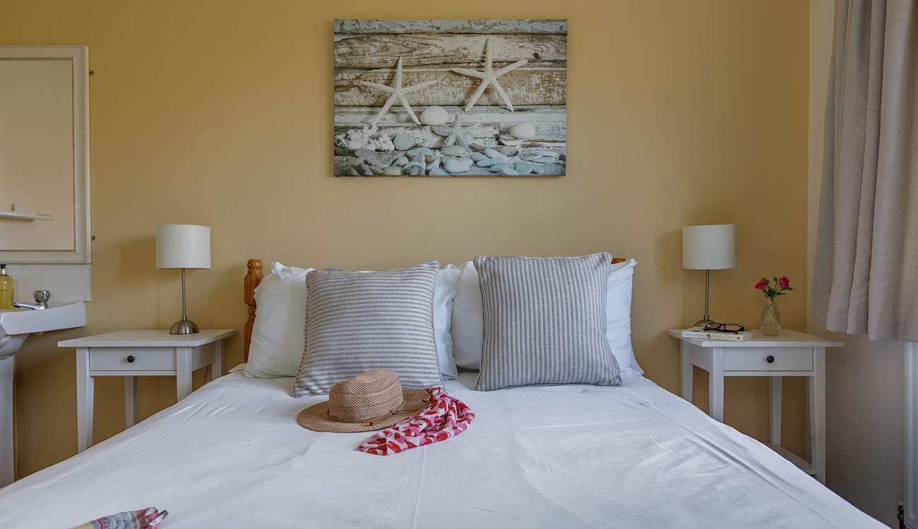 A lovely relaxing space in the double bedroom.