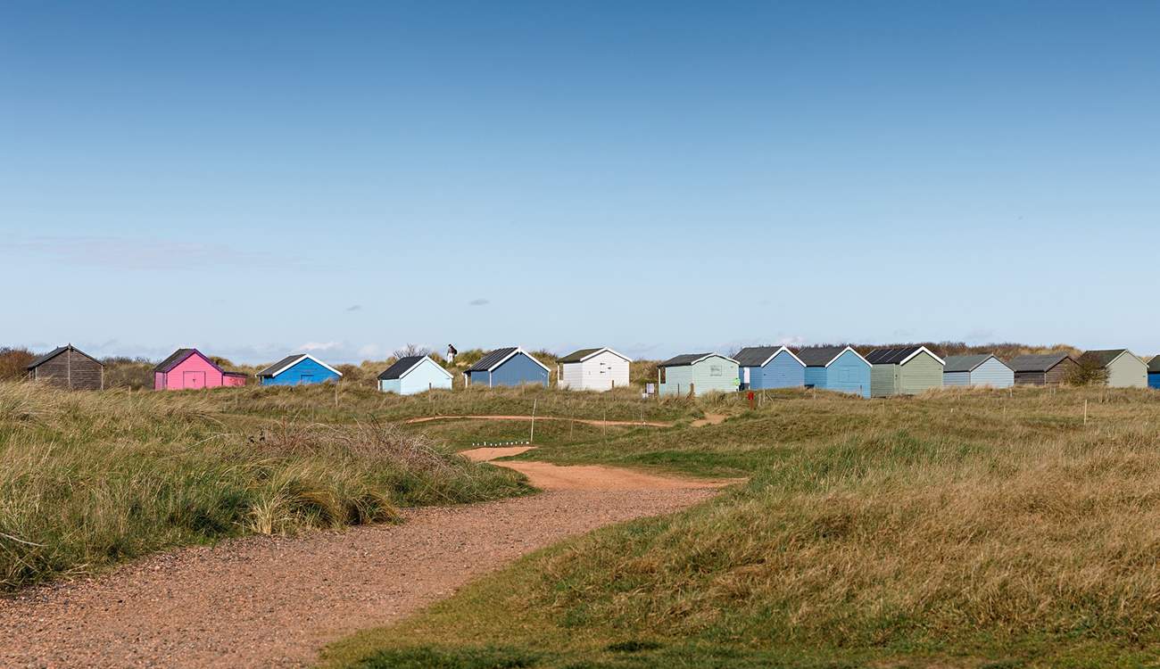 Explore the soft sands alongside the beach huts to the sea, just moments from Harecroft, with beautiful sandy beaches beyond amongst the changing tides.