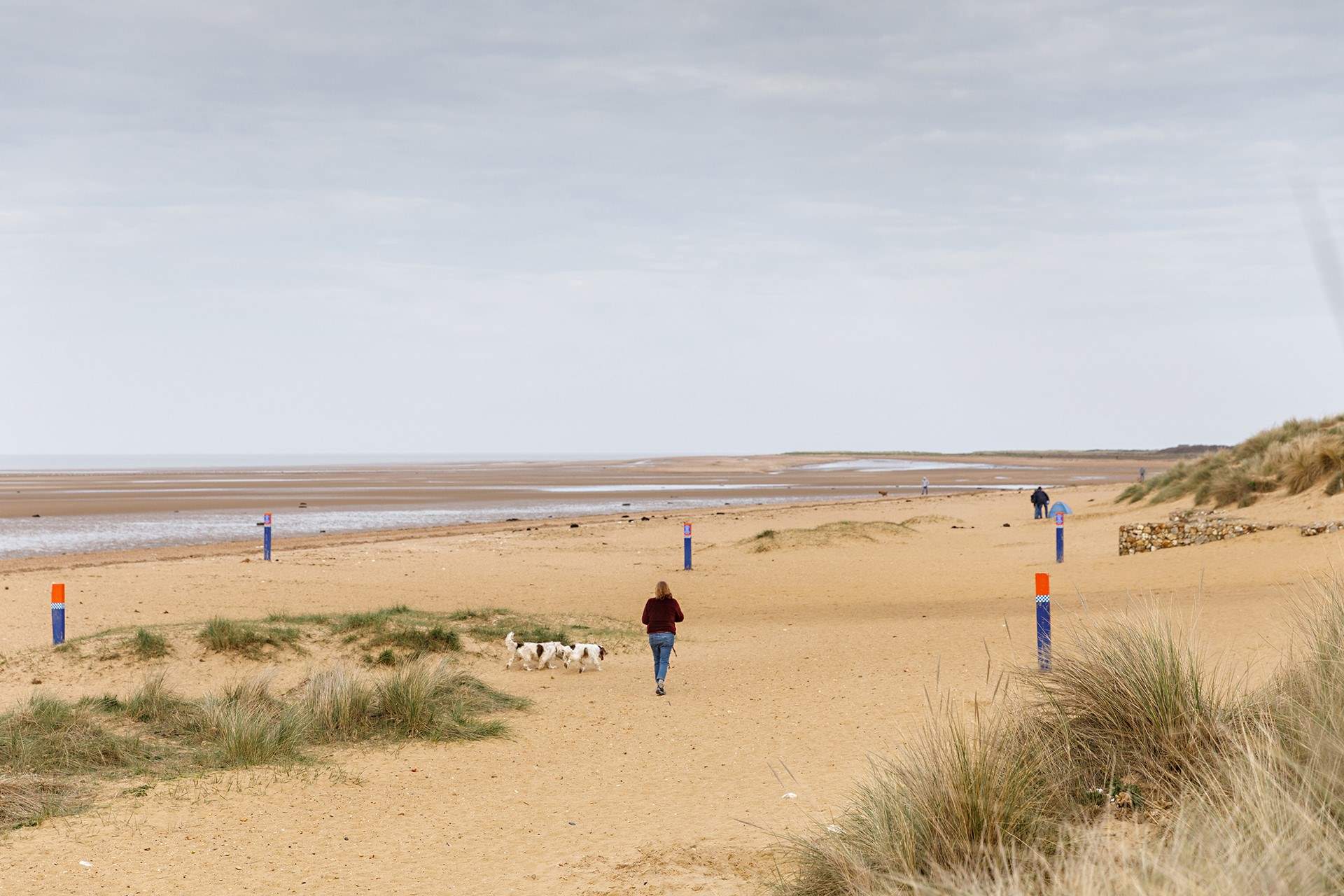 Take a lovely walk to Old Hunstanton beach looking towards Holme-next-the-sea.
