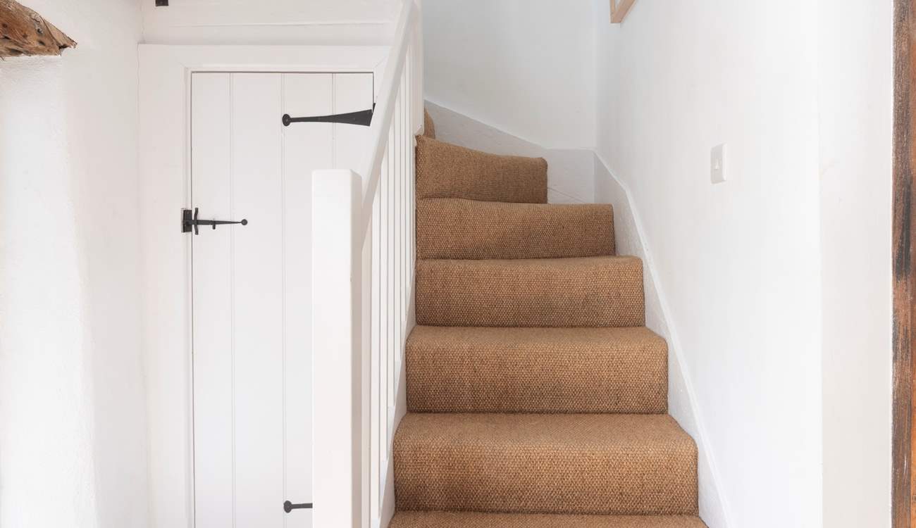 The stairs are not too steep, but do take care as there is no handrail.