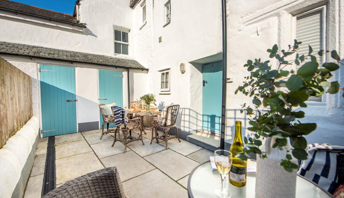 Enjoy dining al fresco.