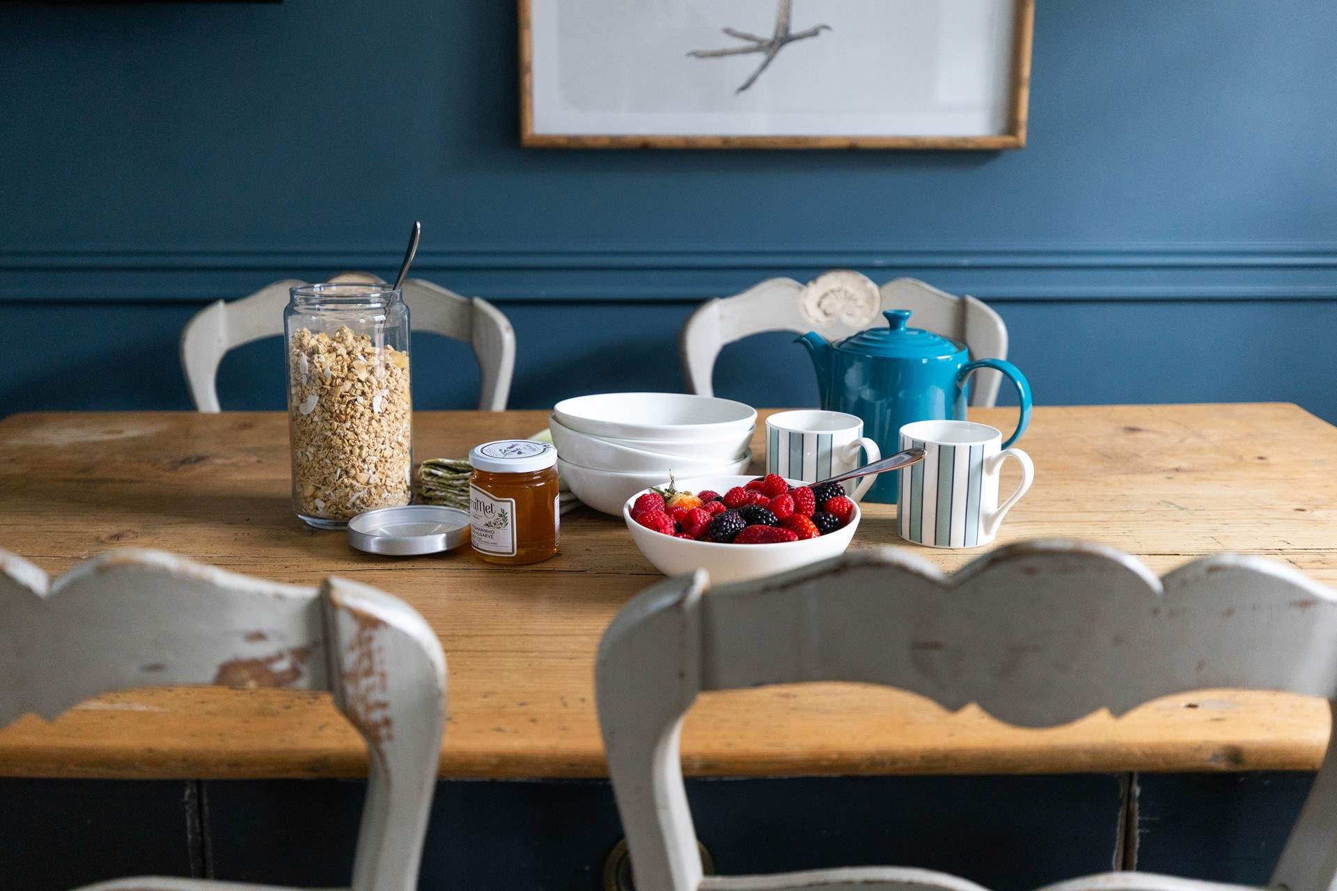 Breakfast together is such a treat. 