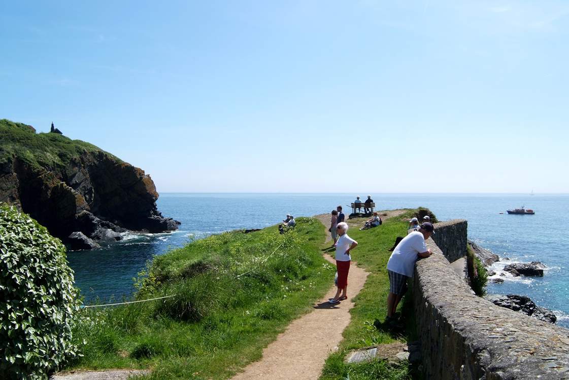 The Todden, which divides the cove in Cadgwith in two.