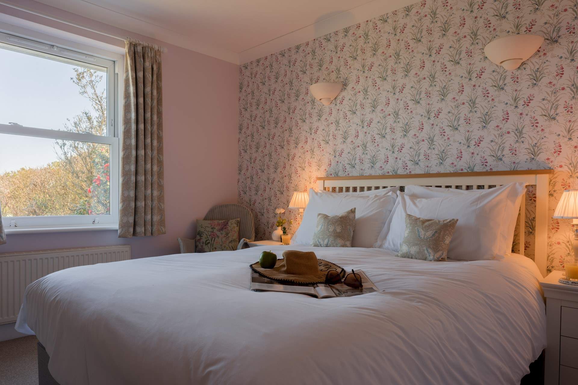 We're sure you'll sleep well in this dreamy room.