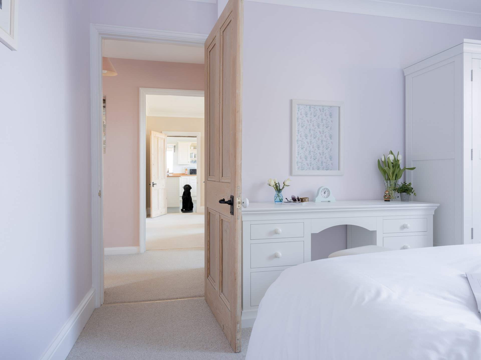 The ground floor bedrooms share the shower-room. 