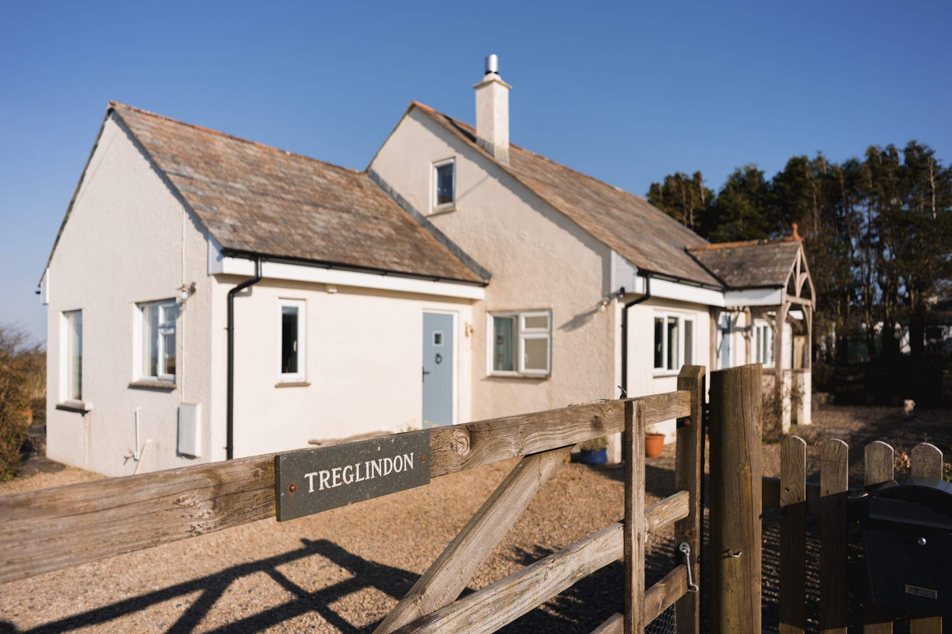 Pull through the gate and start exploring your holiday abode.