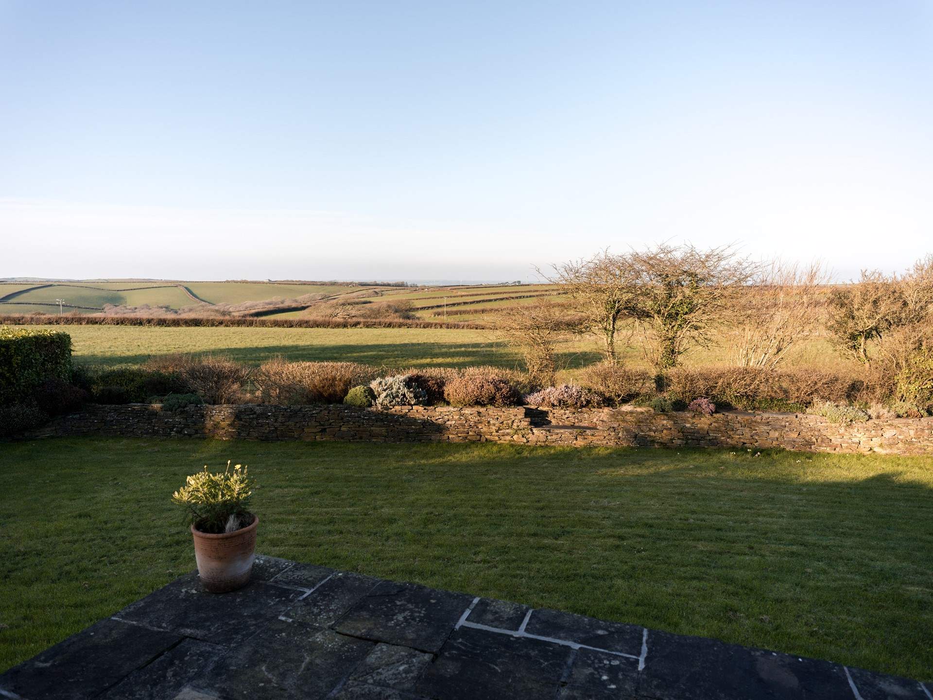 The garden offers the perfect spot for children to run off steam, please be careful of the drop at the edge of the patio.
