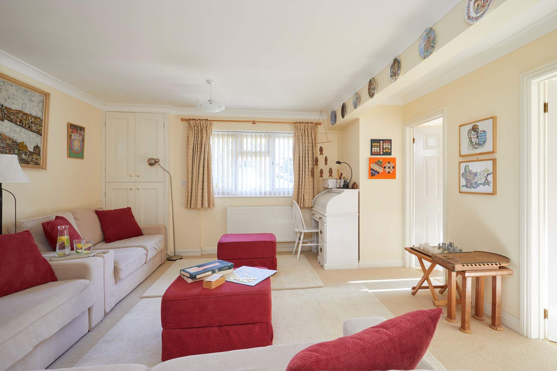 The second sitting-room on the lower ground floor is a great space for the little ones to play.