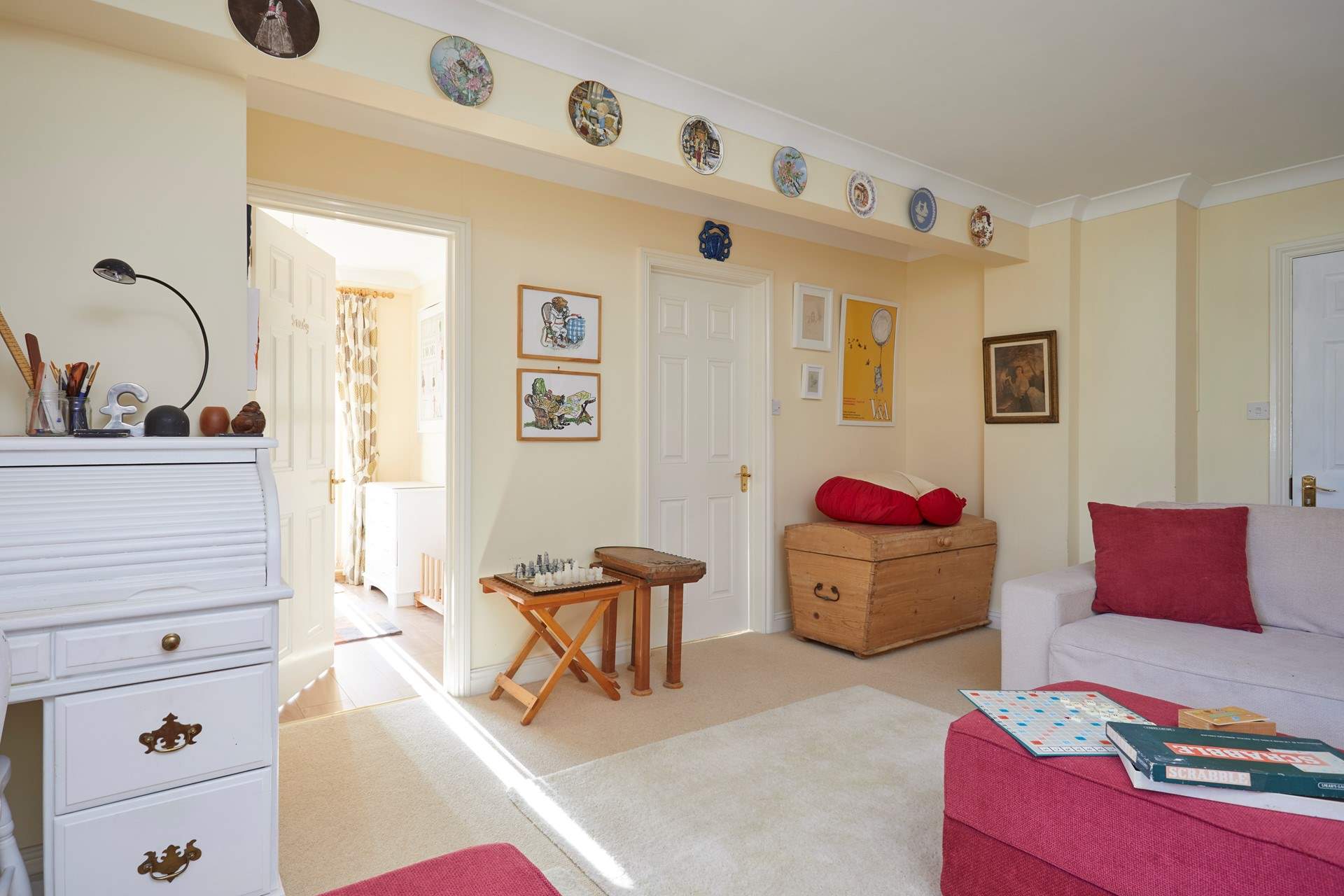 There is access outside from the lower ground floor sitting-room.