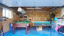 There is a pool table and table-tennis in the garage which everyone can enjoy (please note, the games-room will no longer be available from 26 September 2026 onwards).