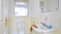 The ground floor cloakroom.