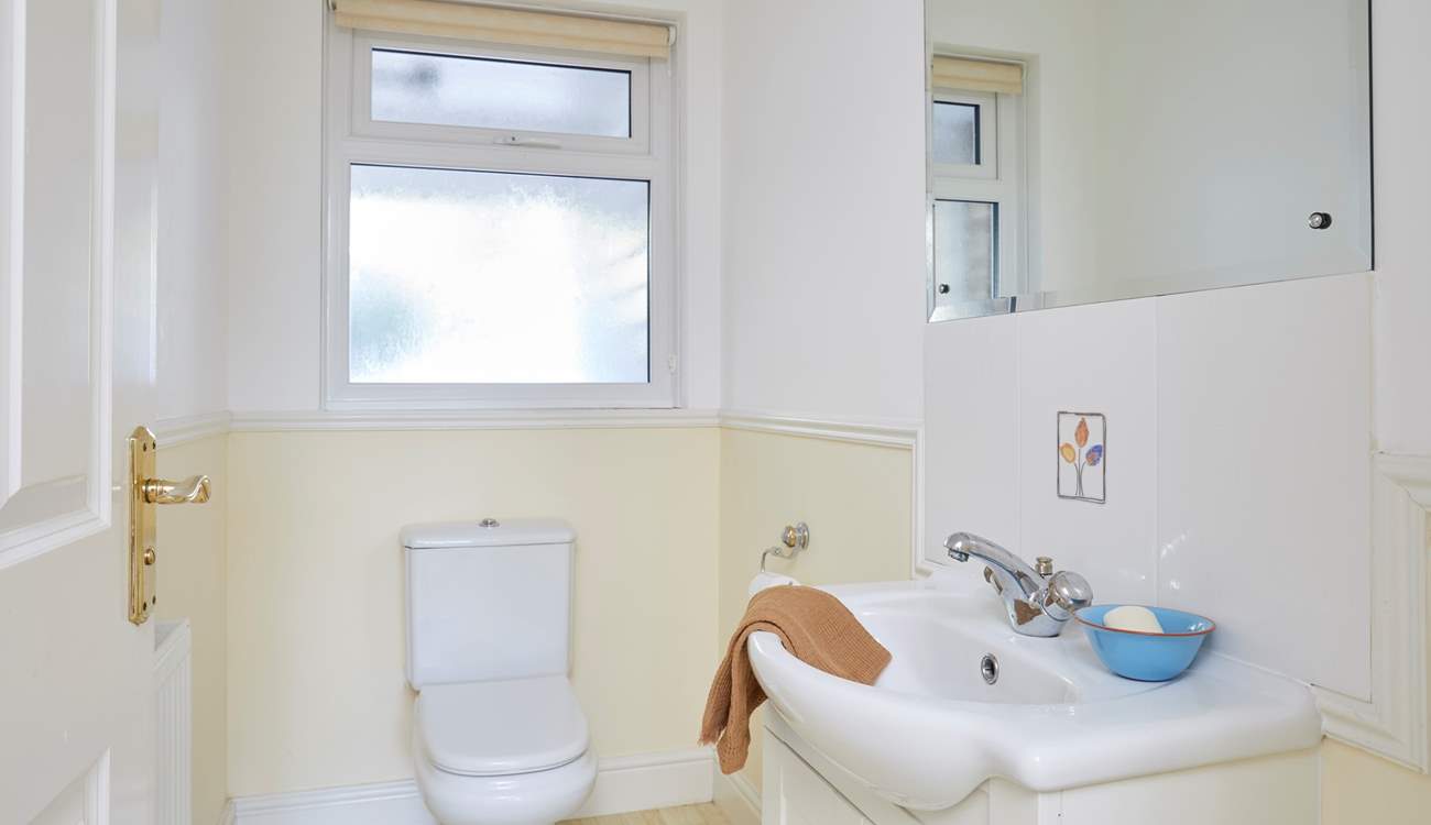 The ground floor cloakroom.