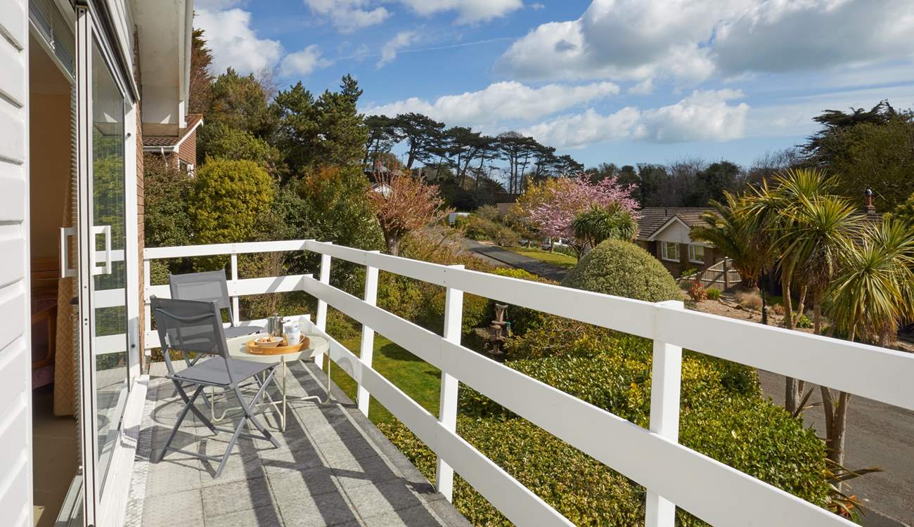 Bedroom 1 has its own balcony, a great spot to relax with your morning coffee.