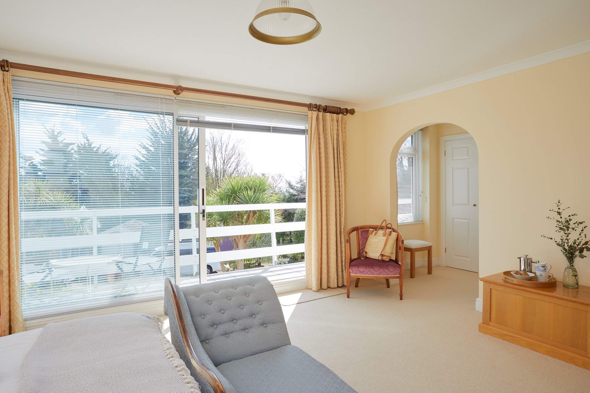 Bedroom 1 also has access to a lovely balcony, the perfect spot for your morning coffee.