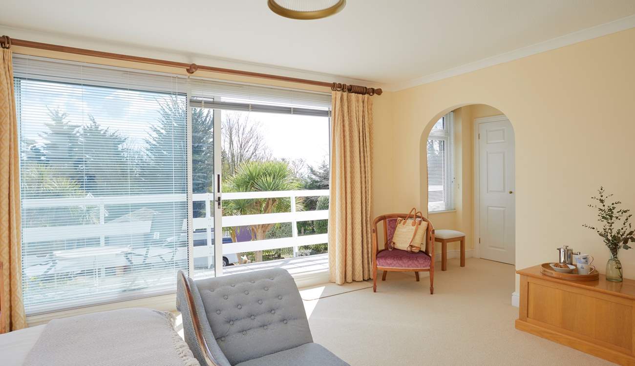 Bedroom 1 also has access to a lovely balcony, the perfect spot for your morning coffee.