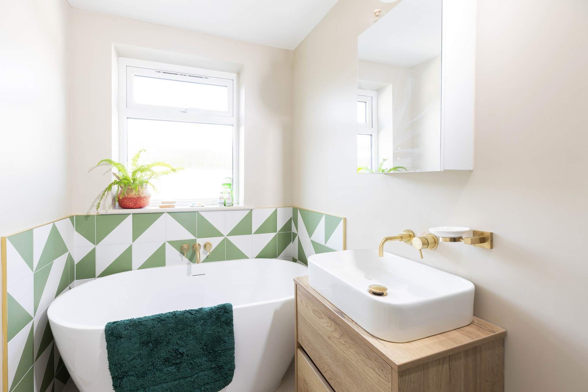 Enjoy a long soak after a day on the beach. 