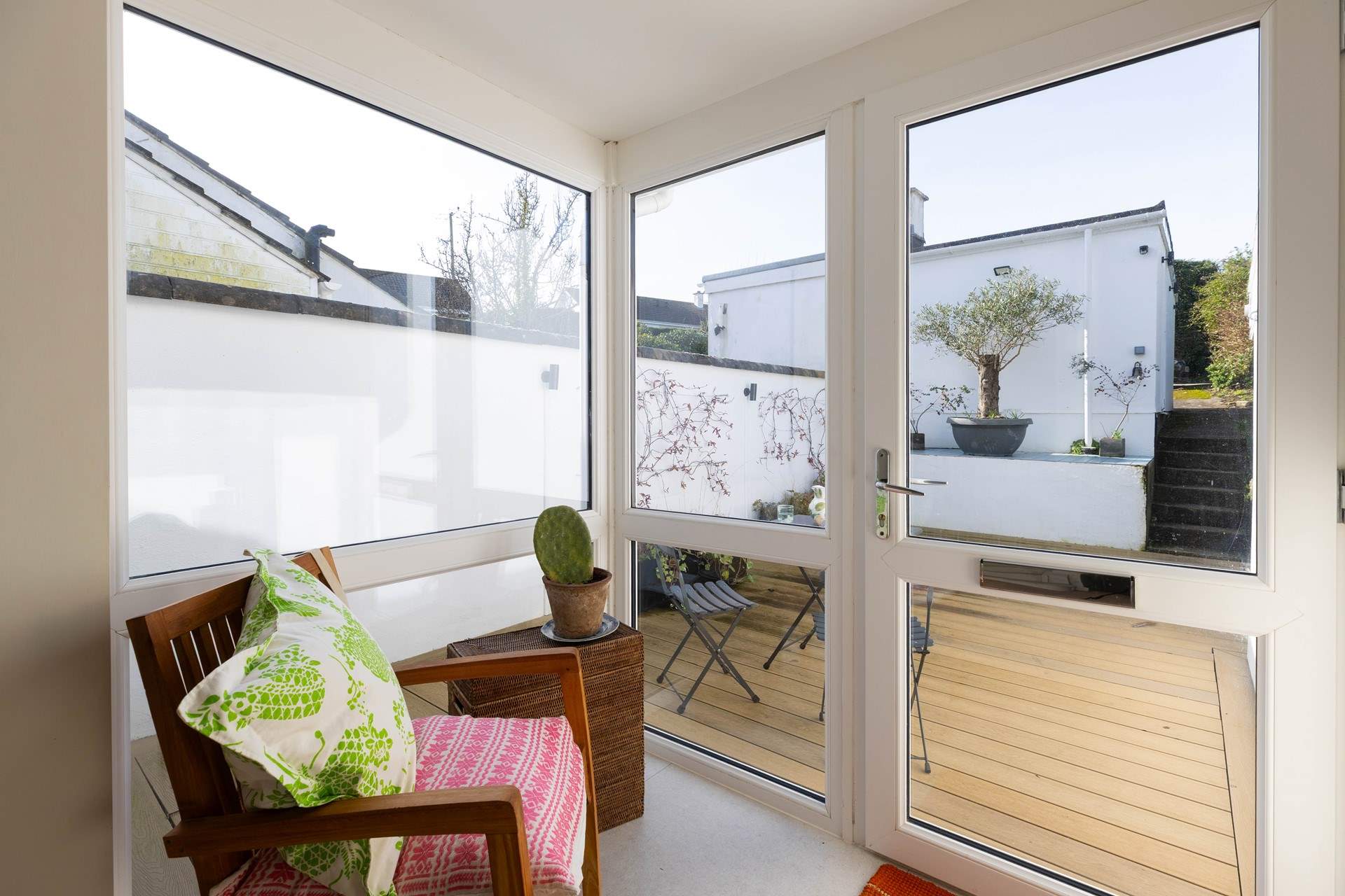 The entrance to your holiday retreat. 