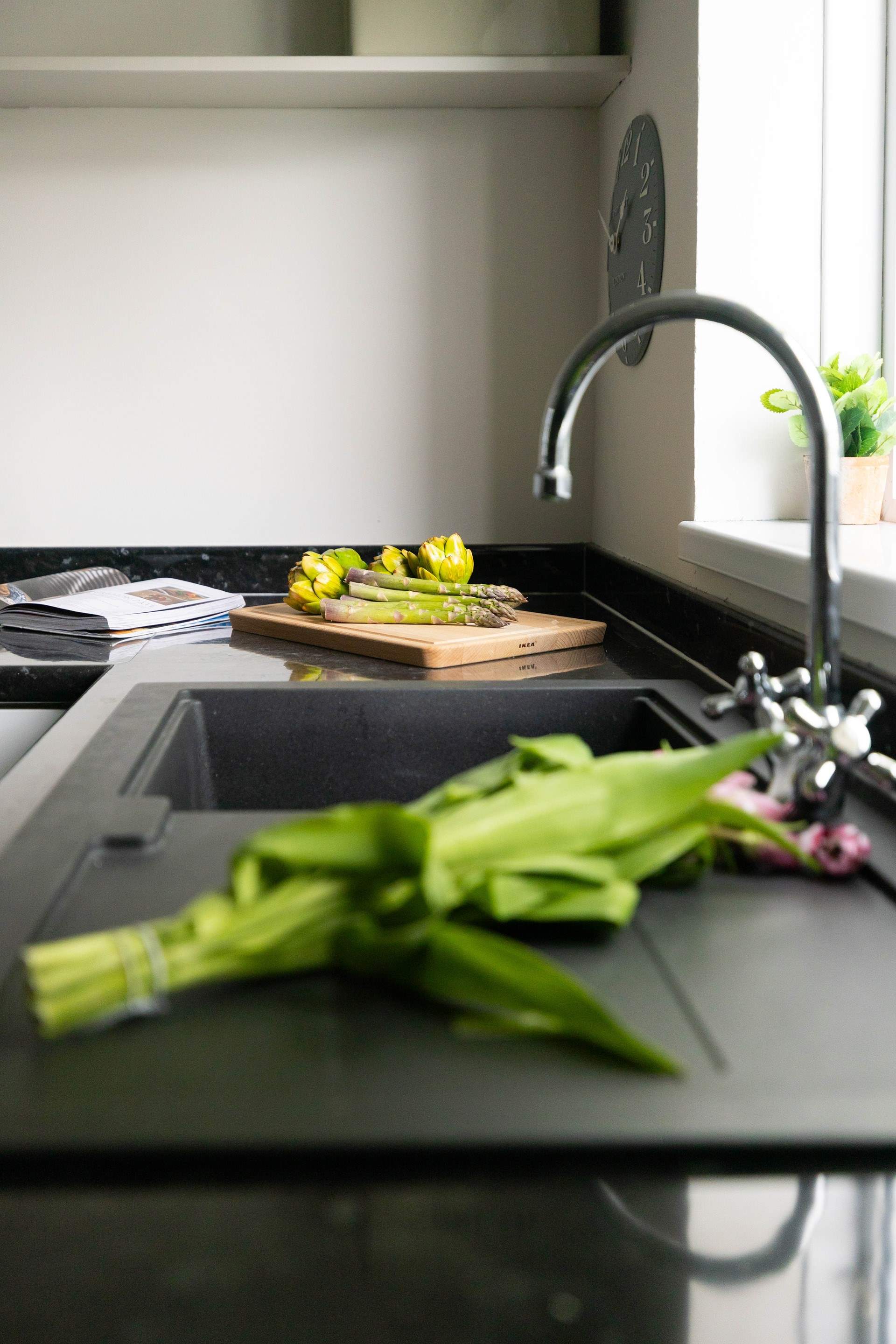 Enjoy preparing your meals with fresh local produce.