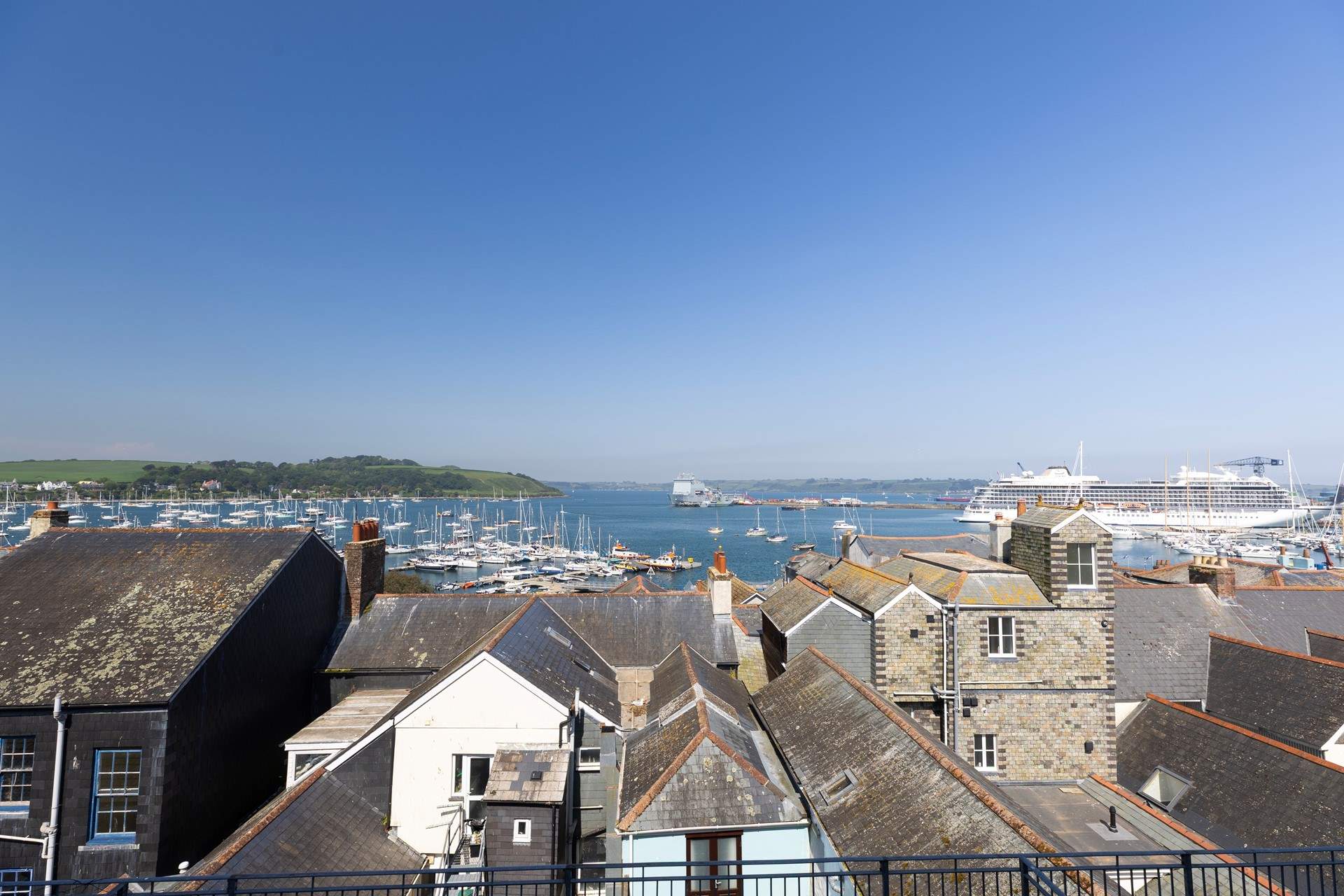 What a view over Falmouth.
