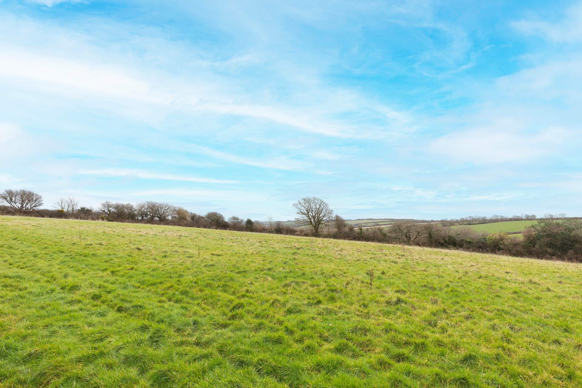 Nothing but rolling verdant countryside as your outlook. 