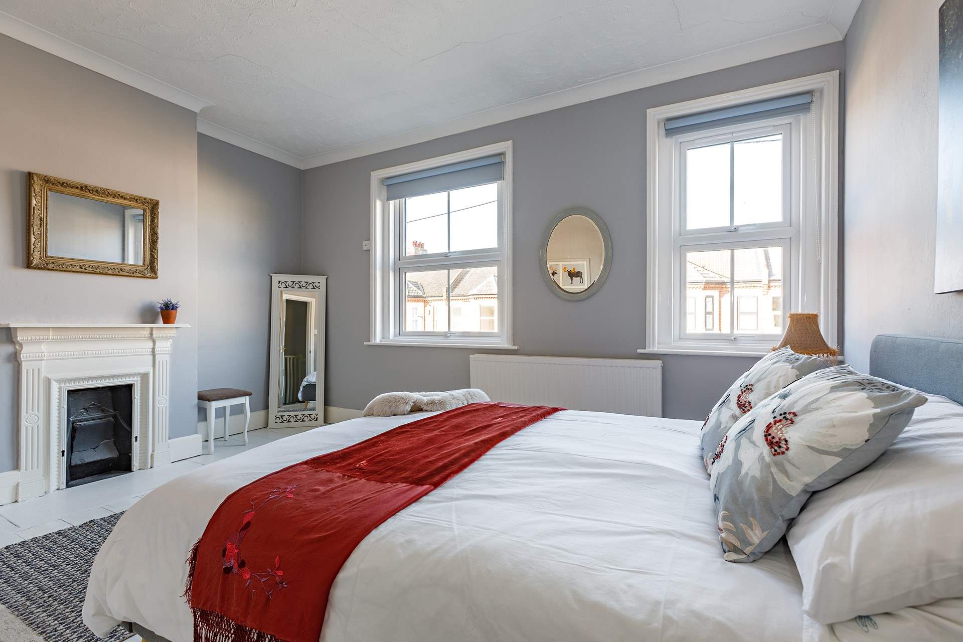 Enjoy the serenity of the main bedroom.