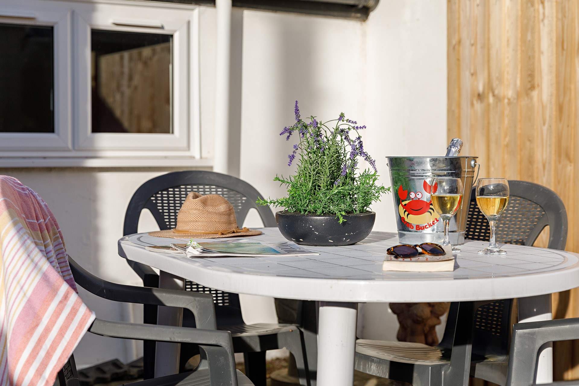 Listen out for the distant sound of waves crashing on the shore as the tide rolls in.