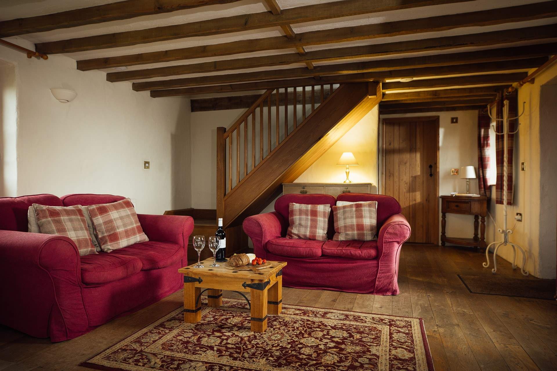 Rustic charm combines with original features and modern comforts. This little gem sleeps four over two floors. 