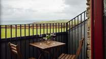 Dine al fresco taking in the view or watch the magnificent Pembrokeshire sunsets. 