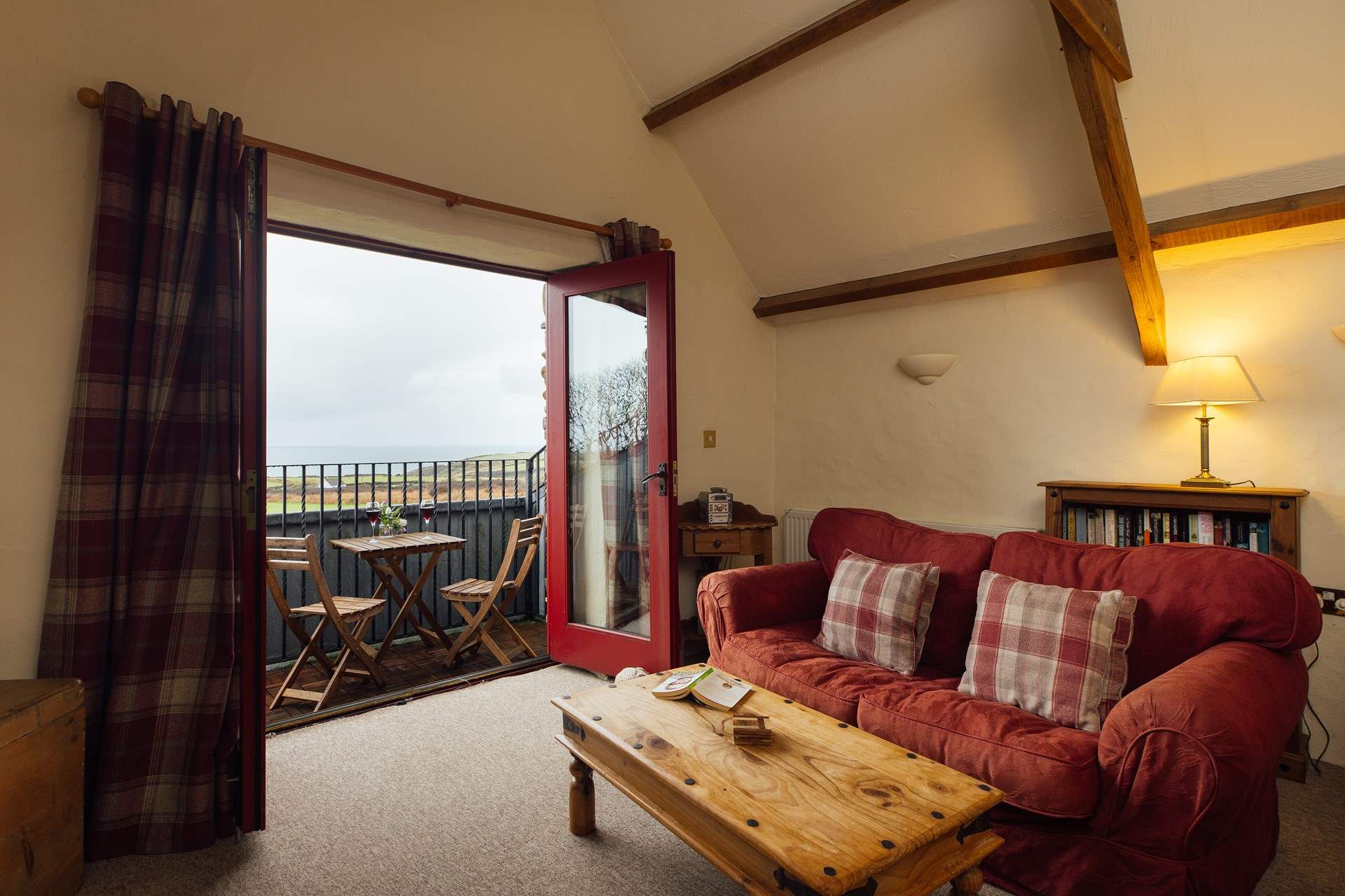 Throw open the doors of the second sitting-room for a cooling breeze on a summer's day. The views are spellbinding. 