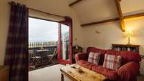 Throw open the doors of the second sitting-room for a cooling breeze on a summer's day. The views are spellbinding. 